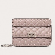 Valentino Spike Small Bag Lambskin Poudre High