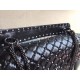 Valentino Large Spike Bag Crinkled Lambskin High