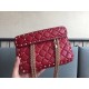 Valentino Spike Small Bag Lambskin Red High