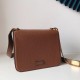 Valentino Vsling Large Shoulder Bag In Brown Grained Calfskin High