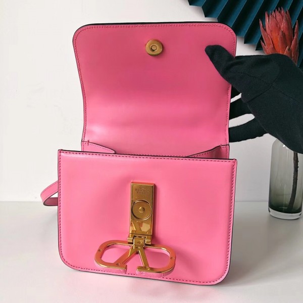 Valentino Small Vsling Shoulder Bag In Macaron Calfskin High