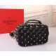 Valentino Small Spike Bucket Bag Noir High