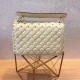 Valentino Spike Medium Bag Lambskin White High