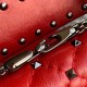 Valentino Spike Small Bag Crinkled Lambskin Red High