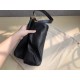 Valentino Vsling Hobo Bag In Black Grainy Calfskin High