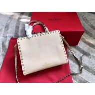 Valentino White Small Top Handle Bag High