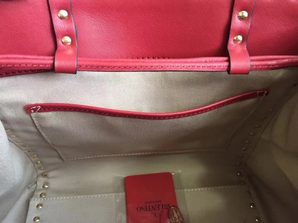 Valentino Red Double Handle Drawstring Bag High