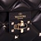 Valentino Garavani Quilted Candystud Top Handle Bag Black High