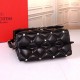 Valentino Garavani Quilted Candystud Top Handle Bag Black High