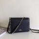 Valentino Small Crossbody Bag In Black Grained Leather High