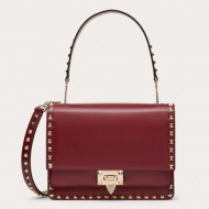 Valentino Crossbody Bag In Red Calfskin High