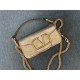 Valentino Garavani MINILOCO Crossbody Bag Calfskin Leather Gold High