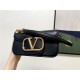 Valentino Garavani MINILOCO Crossbody Bag Calfskin Leather Black High