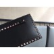 Valentino Medium Clutch In Black Calfskin High