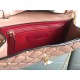 Valentino Spike Chain Clutch Lambskin  In Poudre High