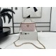 Chanel VANITY WITH CHAIN A96069 Lambskin Gold-Tone Metal Pink High