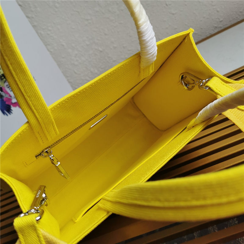 Prada Drill tote bag Yellow High