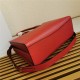 Prada Large Saffiano Leather Handbag Tote Red High