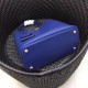 Prada Saffiano Double Bag Blue High