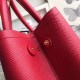 Prada Saffiano Double Medium Bag Red High