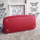 Prada Saffiano Double Medium Bag Red High