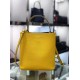 Prada Saffiano North South Double Medium Bag Yellow High