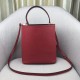 Prada Saffiano North South Double Medium Bag Red High