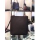 Prada Saffiano North South Double Medium Bag Black High