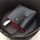 Prada Saffiano Double Bag Black High