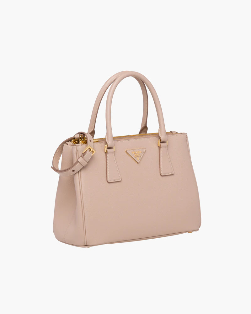 Prada Medium Galleria Bag In Saffiano Leather Pink High