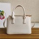 Prada Medium Galleria Bag In Saffiano Leather White High