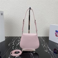 Prada Cleo brushed leather mini bag 1BH188 Pink High