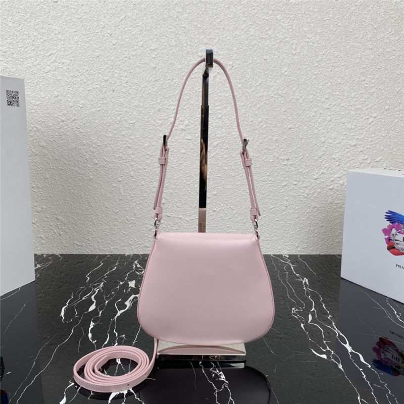 Prada Cleo brushed leather mini bag 1BH188 Pink High