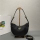 Prada Arqué leather Nylon shoulder bag 1BC194 Black High