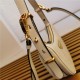 Prada Arqué leather mini shoulder bag 1BC199 Beige High