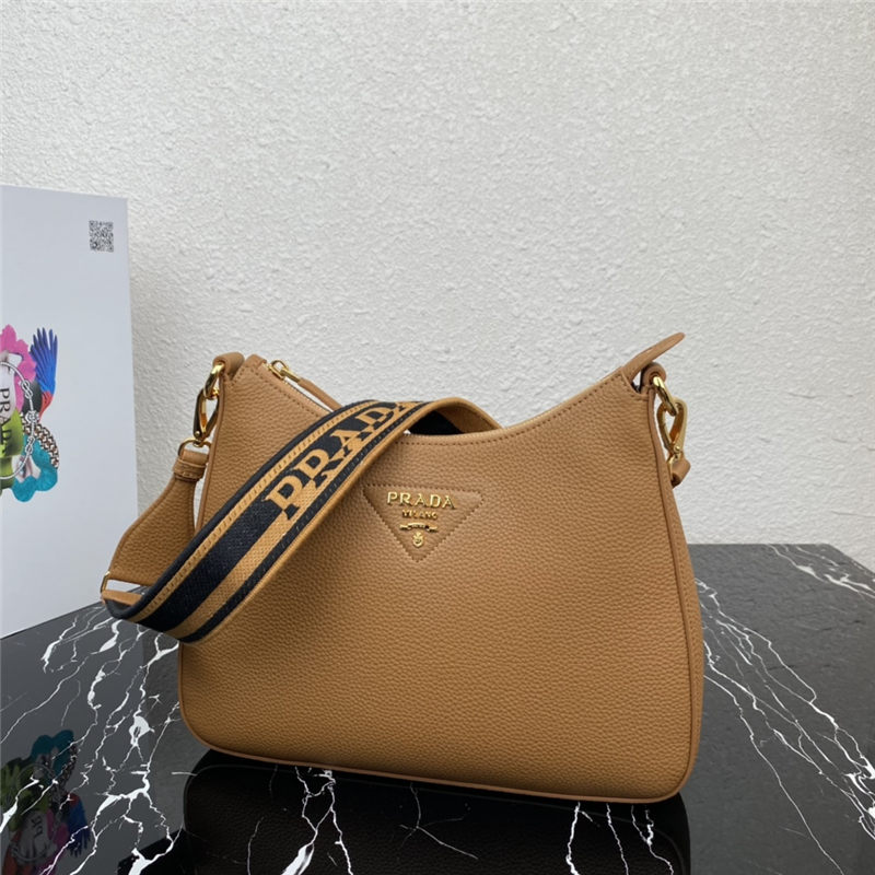 Prada Leather bag 1BC178 Camel High