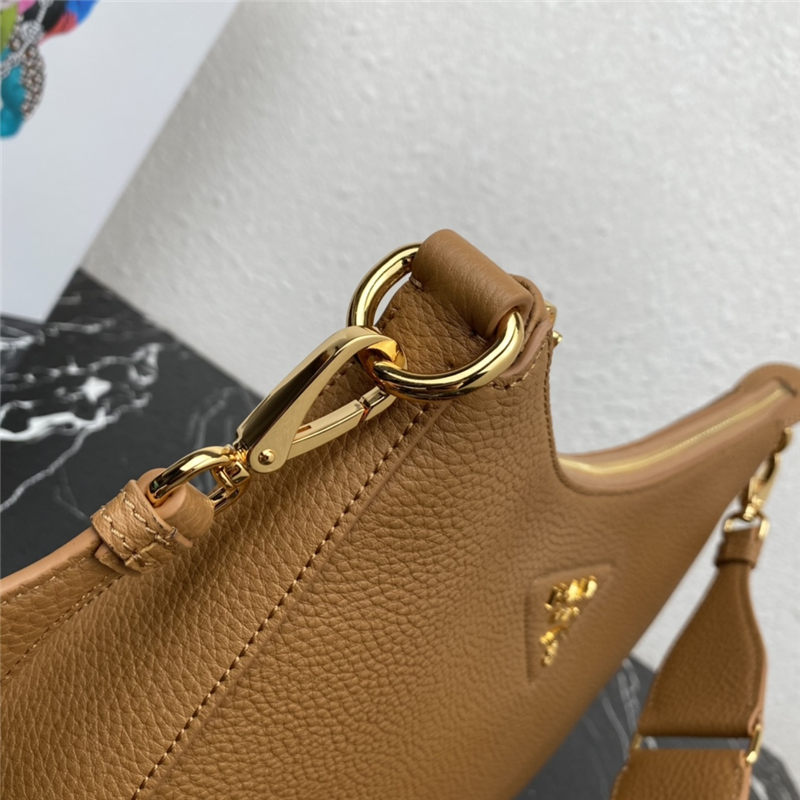 Prada Leather bag 1BC178 Camel High