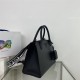 Prada Large Monochrome Bag 1BA155 In Black Saffiano Leather High