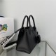 Prada Monochrome Bag 1BA156 In Black Saffiano Leather High