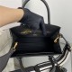 Prada Monochrome Bag 1BA156 In Black Saffiano Leather High