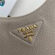 Prada Leather shoulder bag 1BH193 Grey High