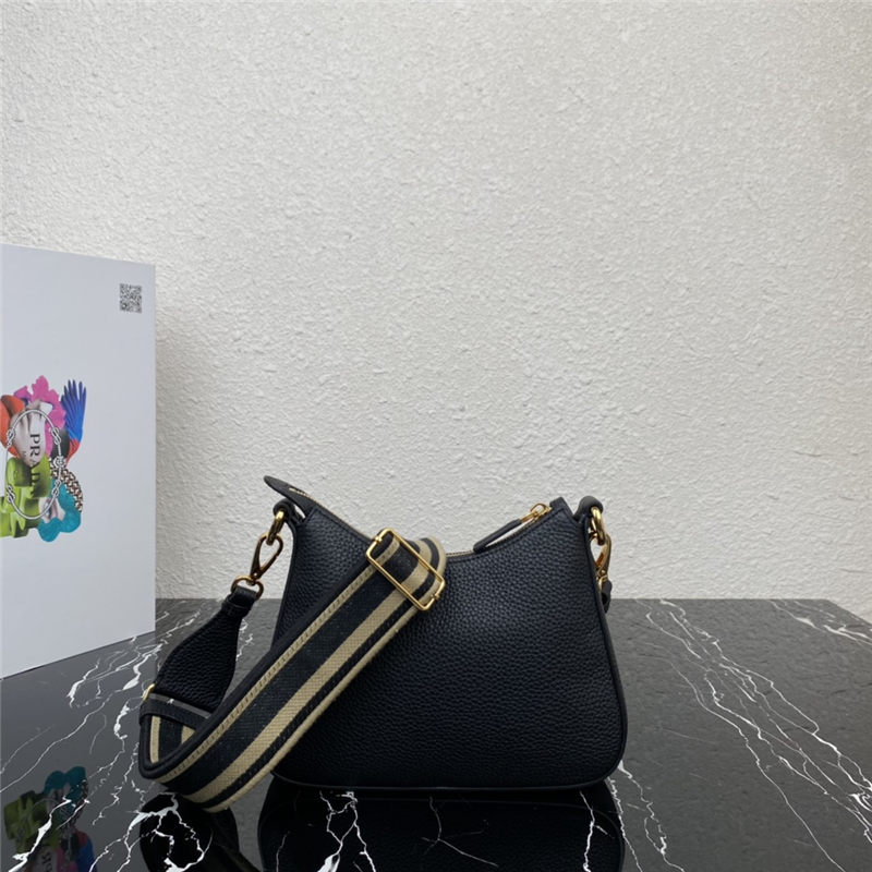 Prada Leather shoulder bag 1BH193 Black High