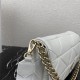 Prada System 28cm nappa leather patchwork bag White High