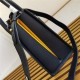 Prada Large Saffiano Leather Handbag Tote Black-II High