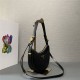 Prada Arqué leather shoulder bag 1BC194 Black High