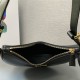 Prada Arqué leather shoulder bag 1BC194 Black High