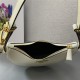 Prada Arqué leather shoulder bag 1BC194 White High