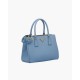 Prada Medium Galleria Bag In Saffiano Leather Blue High