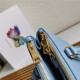 Prada Medium Galleria Bag In Saffiano Leather Blue High