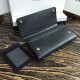 Prada Continental Wallet In Black Saffiano Leather High